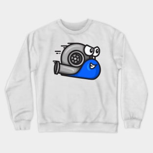 Turbo Snail - Blue Crewneck Sweatshirt